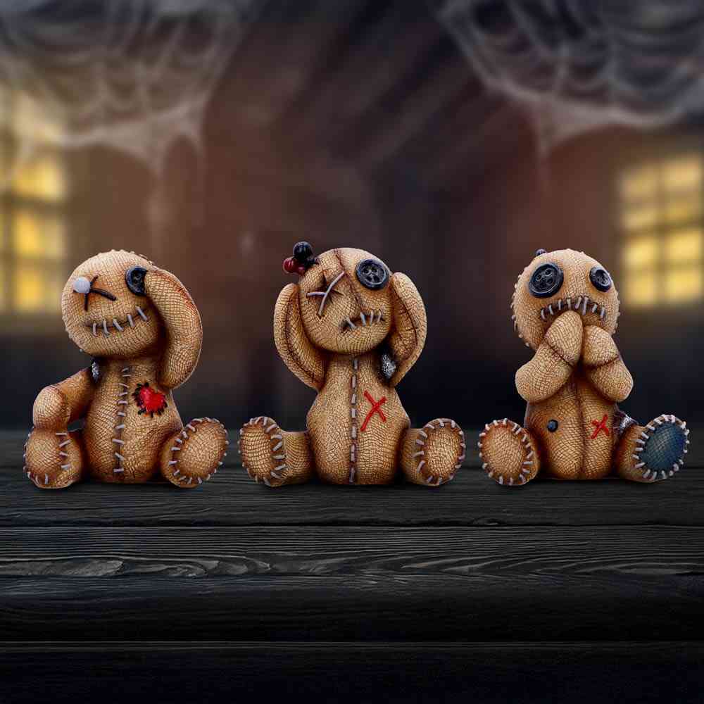Nemesis Now - Three Wise Voodoo Dolls Dekorative Figuren - Mehrfarben
